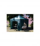 Pop Up portable folding tent with walls and roof 2.92x2.92 m, H series (green, steel frame, polyeste