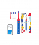 Sonic toothbrush for kids with app and tip set Bitvae BVK7S (blue)