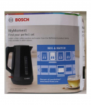SALE OUT. Bosch Kettle TWK1M123 Electric 2400 W 1.7 L Plastic 360&deg; rotational base Black DAMAGED