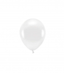PartyDeco &otilde;hupall, 10 tk, 30 cm, valge metallik / &Ouml;ko