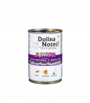 Dolina Noteci Premium Junior rabbit liver rich wet food for medium and large breed puppies - 400g