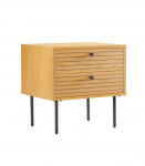 &Ouml;&ouml;kapp LINE 2-sahtliga 50x40xH50cm, tammedekooriga melamiin