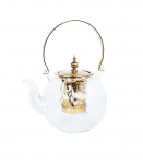 Teekann MANON 1L s&otilde;elaga, kaarsang, kuldne