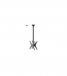 TV SET ACC CEILING MOUNT 32-75/FPMA-C340DBLACK NEOMOUNTS