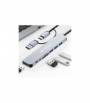 HUB 8in1 USB C USB,USB C 4xUSB SD TF card Jack