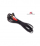 Cable 3.5mm mini 2RCA 1m black MCTV-824