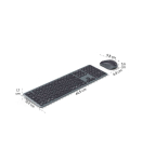 multi device keyboard and mouse set black gre
