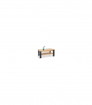 Diivanilaud JENNA 120/60/56 cm hikora/must