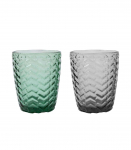 Joogiklaas ROME 250ml madal, mix hall v&otilde;i roheline