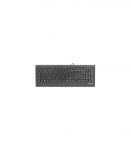 Natec Keyboard, Barracuda, US Layout, Slim Natec Keyboard Barracuda Standard Wired US Black 529 g