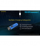 FLASHLIGHT T SERIES 300 LUMENS/TIKI GITD BLUE NITECORE