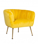 Tugitool TUCKER 78x71xH69cm, kollane