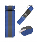 NC4349  BLUE-GRAY SELF-INFLATING MAT WITH A PILLOW NILS CAMP