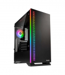 Zalman S5 Black ATX, RGB fan + fan, T/G