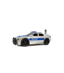 Battery Operated Police Car 1:20 Lights and Sounds Strung Silver