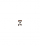 &Uuml;mmargune kohvilaud EOS E nat.spoon p&auml;hkel/must 45 cm