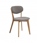 Tool MINSK 46,5x53xH80,5cm, helehall, tammepuidust jalad