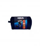 Gillette ProGlide kinkekomplekt: raseerija + habemeajamisgeel 200 ml + raseerija alus
