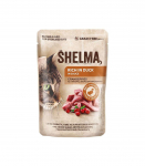 SHELMA Rich in duck in sauce - wet cat food - 85g