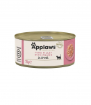 APPLAWS Tuna fillet with prawn in broth - wet cat food - 70g
