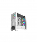 Darkflash DS900WS computer case (White) + 4 ARGB fans
