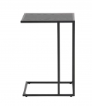 Abilaud s&uuml;learvutile SEAFORD 43x35xH63cm, must saare melamiin, raam: must metall