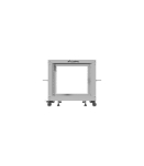 Lanberg Open Rack 19" 9U, adjustable OR01-6109-S 65.7 x 60 x 57.7 cm Gray