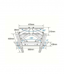 TV wall mount TB-43P 26-55 55kg VESA 400x400