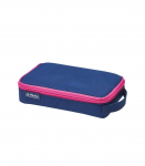 Herlitz pinal, kaanega - 2Go, sinine/roosa