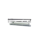 Digitus CAT 6A Patch Panel, shielded, 1U, 24-port RJ45, 8P8C Grey