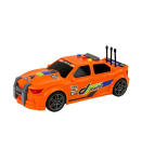 Sports Car Racing Lights Sounds Orange 1:16
