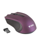 2.4GHz optical symmetrical wireless mouse, 3 buttons, Purple