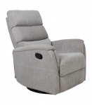 Tugitool BARCLAY kiikuv ja p&ouml;&ouml;rlev manuaalne recliner 79x86xH105cm, helehall