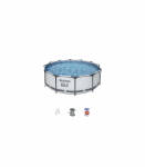 Frame pool Bestway Steel Pro Max Set 366х100 cm, with filter pump and accessories (56418)