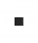 Lanberg Rack cabinet 19" double-section wall-mount 12U/600x600 (flat pack) WF02-6612-10B Black