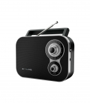 Muse M-051R 2-band portable radio Black
