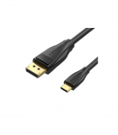 CABLE DP TO USB-C 8K HD/2M BLACK CGYBH VENTION