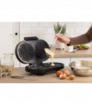 Waffle maker GORENJE WM1200B black, 1200 W