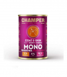 CHAMPER Coat & Skin Monoprotein Beef - wet dog food - 400g
