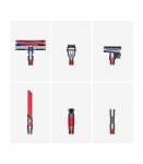 Dyson V12 Origin 2-in-1 stick vacuum Battery Dry HEPA Bagless Nickel