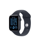 Apple Watch SE 3 GPS 44mm Midnight Alu, Blue Sport Band - M/L