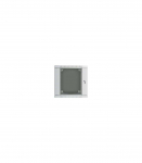 Lanberg Rack cabinet 19" double-section wall-mount 12U/600x600 (flat pack) WF02-6612-10S Grey