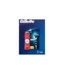 Gillette Mach3 kinkekomplekt: raseerija + 2 vahetustera + Old Spice Whitewater du&scaron;igeel ja &scaron;ampoon 250 ml