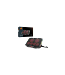 Conceptronic THYIA01B THYIA ERGO 6-Fan Gaming Laptop Cooling Stand, 17", Buttons, Grey