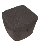 Tumba MITSU-MITSU, 55x55cm, h45cm, tumepruun ja h&otilde;be, 50%puuvill, 50% pol&uuml;ester, kangas-304