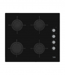 Beko HILG64120S hob Black Built-in 60 cm Gas 4 zone(s)