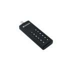 Verbatim 49430 Keypad Secure USB Drive, 32 GB, USB Type-C, 3.2 Gen 1, Capless, HW Encrypt, Black