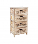 Kummut MIHKLI 4 sahtliga 40x29x73cm, naturaalne