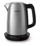 Philips Kettle HD9359/90 Electric 2200 W 1.7 L Stainless steel/Plastic 360&deg; rotational base Grey