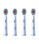 Oral-B Replaceable toothbrush heads EB18-4 3D White Pro Heads For adults Number of brush heads included 4 |
